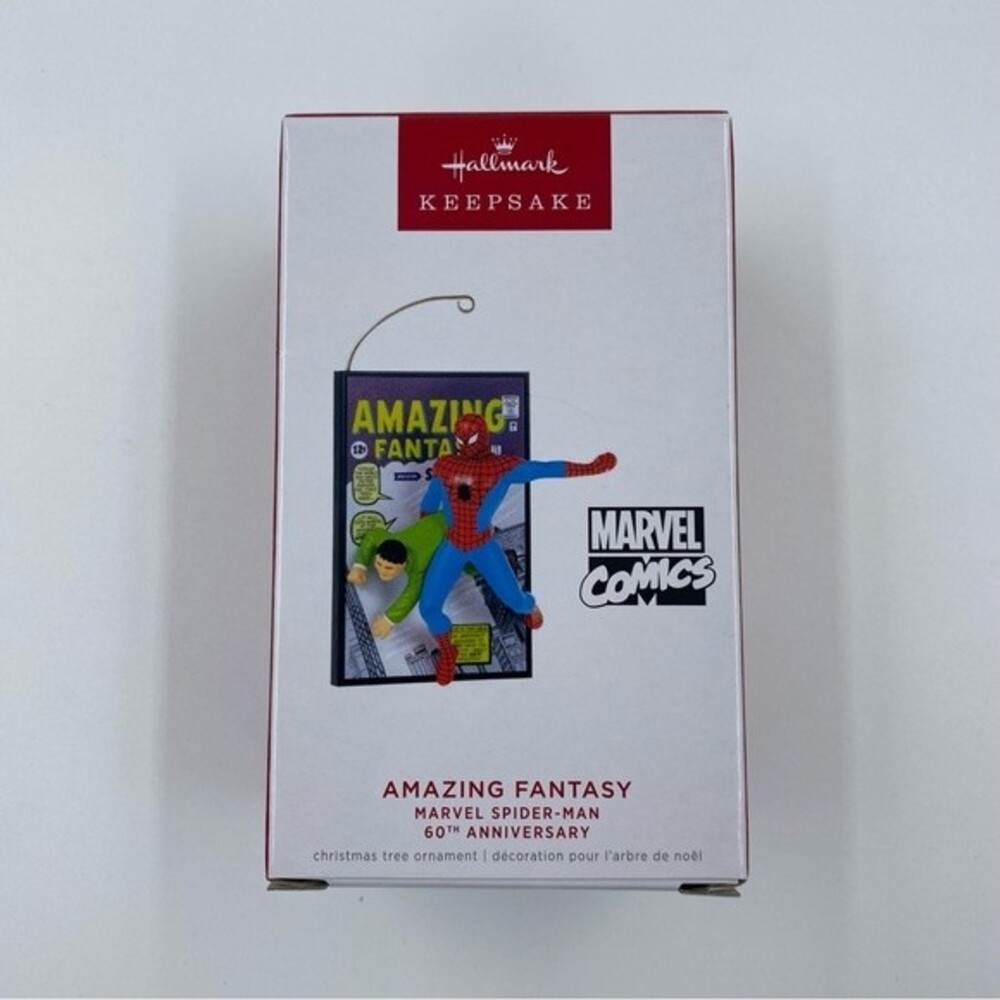 NIB Hallmark Keepsake 2022 Spiderman‎ Marvel Comic Ornament